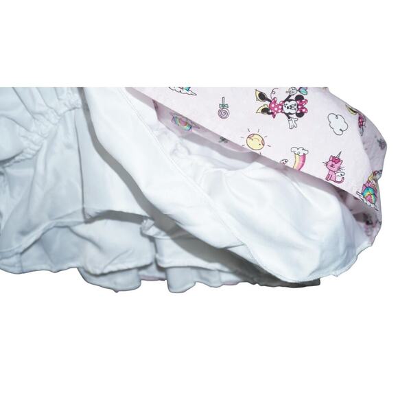 Disney Baby Minnie Mouse Pastel Pink Dress + Matching Bow Headband — Size 3–6M - Picture 6 of 8